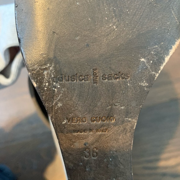 Italian suede wedge booties - Picture 2 of 4